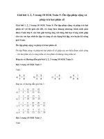 Tải Giải bài tập trang 10 SGK Toán 5: Ôn tập phép cộng và phép trừ hai phân số - Giải bài tập Toán lớp 5