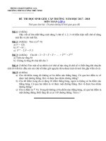 Tải Đề thi học sinh giỏi môn Toán lớp 6 trường THCS Lương Thế Vinh năm 2017 - 2018 - Đề thi học sinh giỏi lớp 6 môn Toán có đáp án