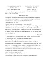 Tải Đề kiểm tra 1 tiết học kì 2 môn Ngữ văn lớp 7 trường THCS Cách mạng tháng tám, Hồ Chí Minh năm học 2016 - 2017 - Đề kiểm tra giữa học kì II môn Ngữ văn lớp 7 có đáp án