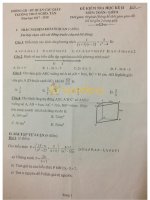 Tải Đề kiểm tra học kì 2 lớp 8 môn Toán trường THCS Nghĩa Tân, Cầu Giấy năm học 2017 - 2018 - Đề thi học kì II môn Toán lớp 8