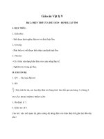 Tải Giáo án Vật lý 9 bài 2: Điện trở của dây dẫn - Định luật ôm - Giáo án điện tử Vật lý 9