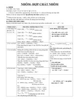 Tải Giáo án lý thuyết hóa học Nhôm - hợp chất Nhôm nâng cao 2015 - Giáo án điện tử môn Hóa học lớp 12 chủ đề Nhôm - hợp chất Nhôm