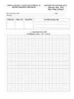 Tải Đề kiểm tra cuối học kì 2 môn Tiếng Việt lớp 5 năm học 2014-2015 trường TH&THCS Vĩnh Trung, Quảng Ninh - Đề thi cuối năm lớp 5 môn Tiếng Việt có đáp án