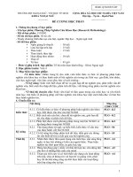 Đề cương học phần Phương pháp nghiên cứu khoa học (Research Methodology)