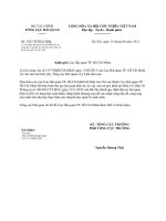 tổng cục hải quan trả lời để cục hải quan tp hồ chí minh được biết và thực hiệnnơi nhận như trên ban cchđh để phối hợp lưu vt gsql 03bkt tổng cục trưởngphó tổng cục trưởng