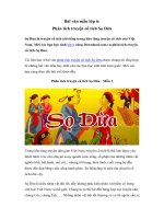 bài văn mẫu lớp 6 phân tích truyện cổ tích sọ dừa