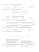 Đề thi thử học kì 1 môn Toán lớp 12 năm 2020 - 2021 chọn lọc | Toán học, Lớp 12 - Ôn Luyện