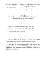 quyết địnhban hành quy chế quản lý tài chính đối với hoạt động tìm kiếm cứu nạn cứu hộ ứng phó thiên tai thảm họa