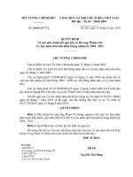 thủ tướng chính phủ cộng hòa xã hội chủ nghĩa việt namđộc lập – tự do – hạnh phúc