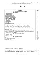 Sáng kiến kinh nghiệm, SKKN - GIÁO DỤC VẤN ĐỀ SỬ DỤNG TIẾT KIỆM VÀ HỢP LÍ TÀI NGUYÊN THIÊN NHIÊN CHO HỌC SINH TRƯỜNG THPT QUA MÔN ĐỊA LÝ