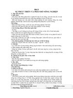 Tải Giáo án Địa lý lớp 9 bài 8: Sự phát triển và phân bố nông nghiệp - Giáo án điện tử môn Địa lí 9