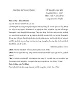 Tải Đề thi giữa học kì 2 môn Ngữ văn lớp 12 trường THPT Nguyễn Du, Đăk Nông năm học 2016 - 2017 - Đề kiểm tra giữa học kỳ II môn Văn lớp 12 có đáp án