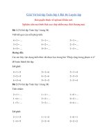 Tải Giải vở bài tập Toán lớp 1 trang 34, 35 - Luyện tập