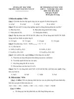 Tải Đề thi khảo sát chất lượng đầu năm môn Hóa học lớp 11 trường THPT Nguyễn Văn Cừ, Bắc Ninh năm học 2014 - 2015 - Đề kiểm tra đầu năm môn Hóa lớp 11 có đáp án