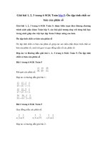 Tải Giải bài tập trang 6 SGK Toán 5: Ôn tập tính chất cơ bản của phân số - Giải bài tập Toán lớp 5