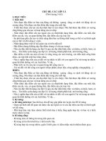 Giáo án (kế hoạch bài học) môn sinh học 7 chủ đề lớp cá chuẩn cv 3280 năm 2020