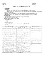 Tải Giáo án Tin học 8 bài 6: Câu lệnh điều khiển (Tiếp theo) - Giáo án điện tử Tin học lớp 8