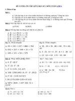 Tải Đề cương ôn tập giữa học kì 1 môn Toán lớp 6 năm 2019 - 2020 - Đề kiểm tra giữa học kì 1 môn Toán lớp 6