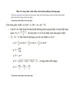 Tải Công thức tính diện tích hình phẳng thường gặp - Công thức tính diện tích hình phẳng
