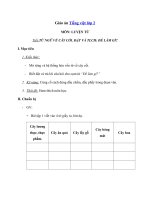 Tải Giáo án Tiếng Việt 2 tuần 28: Luyện từ và câu - Mở rộng vốn từ - Giáo án Luyện từ và câu lớp 2