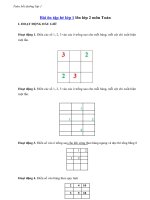 Tải Bài ôn tập hè lớp 1 lên lớp 2 môn Toán - Bài tập ôn hè lớp 1 môn Toán