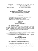 nghị địnhquy định bổ sung về quy hoạch sử dụng đất giá đấtthu hồi đất bồi thường hỗ trợ và tái định cư