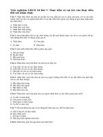 Tải Trắc nghiệm Giáo dục công dân lớp 10 bài 7: Thực tiễn và vai trò của thực tiễn đối với nhận thức - Bài tập trắc nghiệm môn GDCD 10 có đáp án