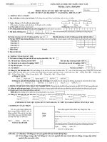 6 nơi học thpt hoặc tương đương ghi tên trường và nơi trường đóng huyện quận tỉnh thành phố và ghi mã tỉnh mã trường