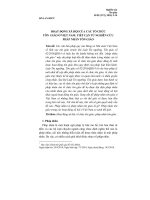 Hoạt động xã hội của các tổ chức tôn giáo ở Việt Nam: Tiếp cận từ nghiên cứu pháp nhân tôn giáo