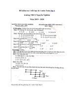 Tải Đề kiểm tra 1 tiết Chương 1 Số học lớp 6 THCS Nguyễn Nghiêm năm 2019 - 2020 - Đề kiểm tra 45 phút môn Toán lớp 6