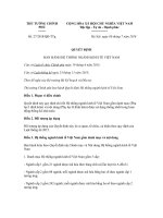 lục i đính kèm và nội dung phụ lục ii đính kèm được sử dụng thống nhất trong hoạt