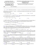 Tải Đề thi thử THPT Quốc gia năm 2017 môn Vật lý trường THPT Ngô Gia Tự, Vĩnh Phúc (Lần 3) - Đề thi thử đại học môn Vật lý năm 2017 có đáp án