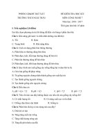 Tải Đề thi học kì 1 môn Công nghệ lớp 7 trường THCS Ngải Thầu, Lào Cai năm học 2016 - 2017 - Đề kiểm tra học kì I môn Công nghệ lớp 7 có đáp án