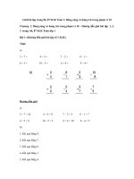 Tải Giải bài tập trang 86, 87 SGK Toán 1: Bảng cộng và bảng trừ trong phạm vi 10 - GIải bài tập Toán lớp 1