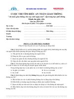 11׀3 cuộc thi “atgt cho nụ cười ngày mai” dành cho giáo viên cấp trung học phổ thông năm học 20182019