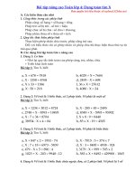 Tải Bài tập lớp 4 nâng cao: Dạng toán tìm X - Bài tập tìm X lớp 4