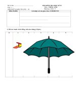 Tải Đề thi học kì 2 lớp 1 môn tiếng Anh theo chương trình First Friends 1 - Đề thi học kì 2 lớp 1 môn tiếng Anh