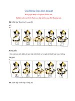 Tải Giải Toán lớp 1 trang 28 sách Chân trời sáng tạo - Giải SGK Toán lớp 1 Chân trời sáng tạo