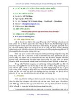 Sáng kiến kinh nghiệm, SKKN - Phương pháp giải bài tập định lượng dạng đòn bẩy