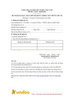 Tải Mẫu văn bản đề nghị gia hạn, thay đổi nội dung thông tin chứng thư số của Thuê bao - HoaTieu.vn