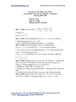 Tuyển tập các đề thi vào các trường chuyên ở Hà Nội từ năm 1996 đến 2006