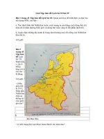 Tải Giải Tập bản đồ Lịch Sử 10 bài 29 - Cách mạng Hà Lan và cách mạng tư sản Anh