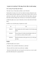 Tải Luyện từ và câu lớp 5: Mở rộng vốn từ: Bảo vệ môi trường - Giải bài tập SGK Tiếng Việt 5 trang 115, 116
