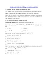 Tải Bài tập Toán lớp 7: Cộng, trừ đa thức một biến - Bài tập ôn tập chương 4 Toán lớp 7