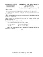 Tải Đề thi học kì 2 môn Địa lý lớp 8 phòng GD&ĐT Cam Lộ, Quảng Trị năm 2015 - 2016 - Đề kiểm tra cuối học kì II môn Địa lý lớp 8 có đáp án