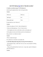 Tải Giải VBT Sinh 6 bài 14: Thân dài ra do đâu? - Giải vở bài tập Sinh học 6