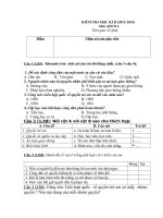 Tải Đề thi học kì 2 môn GDCD lớp 6 trường THCS Tam Hưng, Hà Nội năm 2013 - 2014 - Đề kiểm tra học kì II môn GDCD lớp 6 có đáp án