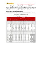 Tải Bảng lãi suất ngân hàng Techcombank 2020 - HoaTieu.vn