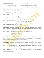 Đề thi thử đại học lần 6 môn toán trường Đại học sư Phạm Hà Nội năm 2013