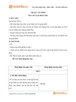 Tải Giáo án Tự nhiên xã hội lớp 1 sách Kết nối tri thức với cuộc sống (Trọn bộ cả năm) - HoaTieu.vn